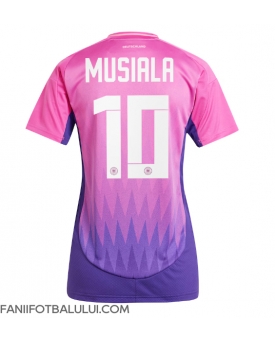 Germania Jamal Musiala #10 Echipament de Fotbal Replică European 2024 Femei Deplasare